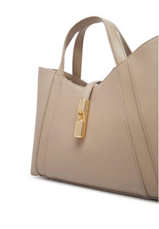 Furla Torebka Goccia S WB01789 BX3353 KH 4488S Beżowy. Kolor: beżowy. Materiał: skórzane