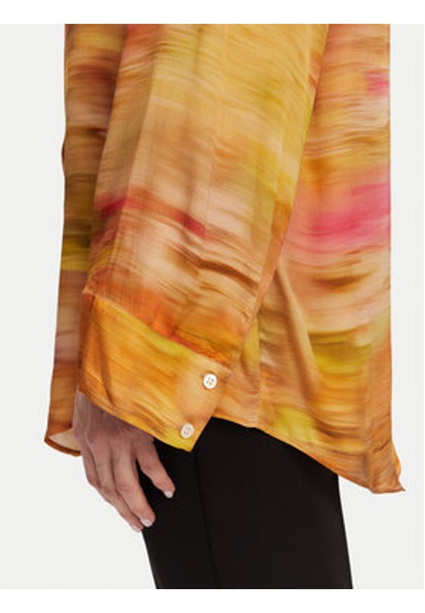 Pinko - PINKO Koszula 104864 A2G0 Kolorowy Regular Fit. Materiał: wiskoza. Wzór: kolorowy