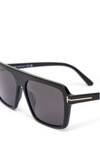 Tom Ford Okulary przeciwsłoneczne Vincent FT1176 01A Czarny. Kolor: czarny