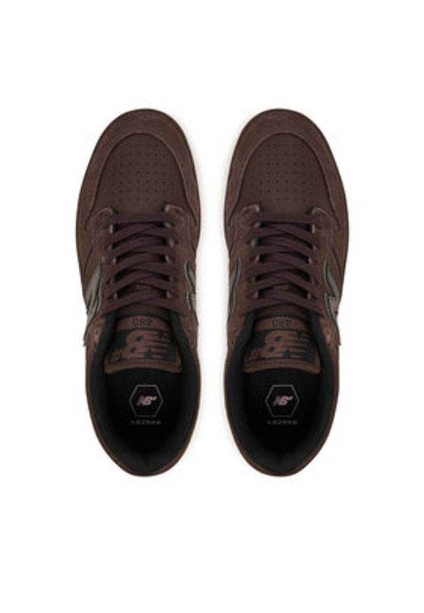 New Balance Sneakersy UN480CHC Brązowy. Kolor: brązowy. Materiał: skóra, zamsz
