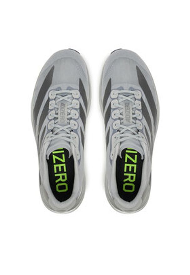 Adidas - adidas Buty do biegania Adizero Evo Sl JR3419 Szary. Kolor: szary. Materiał: materiał