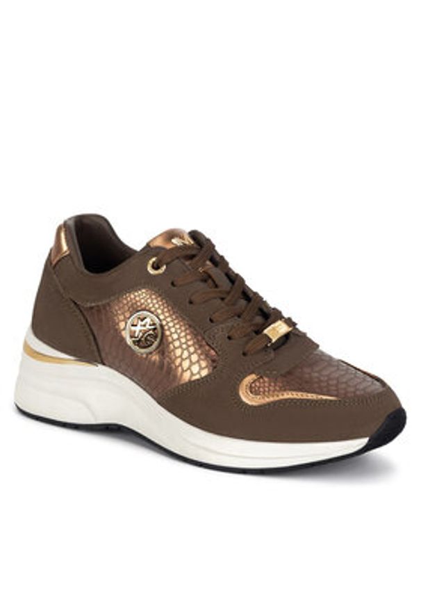 MEXX Sneakersy MI001009043W-01 Brązowy. Kolor: brązowy. Materiał: zamsz, skóra