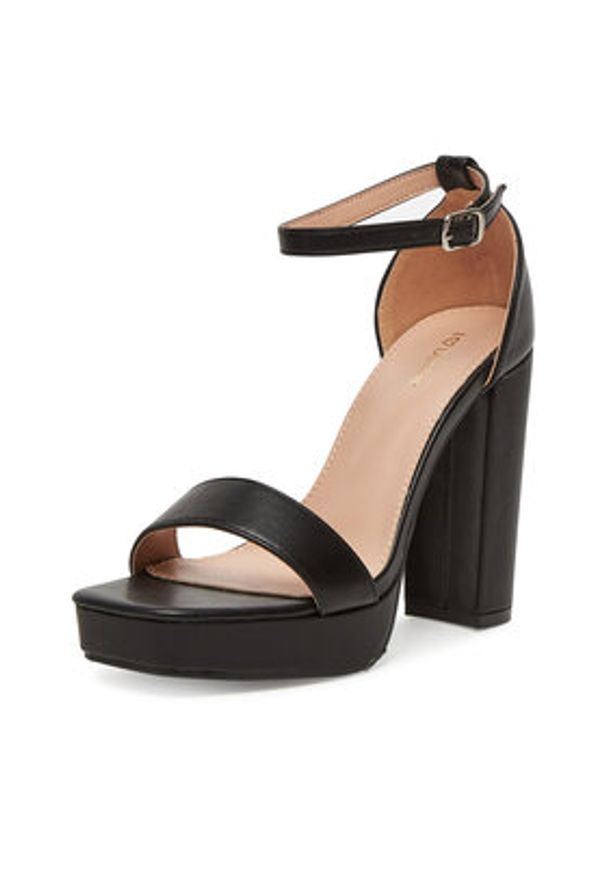 DeeZee Sandały LE601-19 Czarny. Kolor: czarny. Materiał: syntetyk, materiał