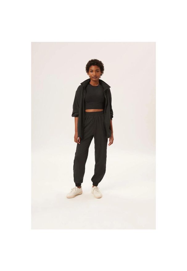 GIRLFRIEND COLLECTIVE - Damskie spodnie dresowe Girlfriend Collective Summit. Kolor: czarny. Materiał: dresówka. Długość: długie. Sport: bieganie