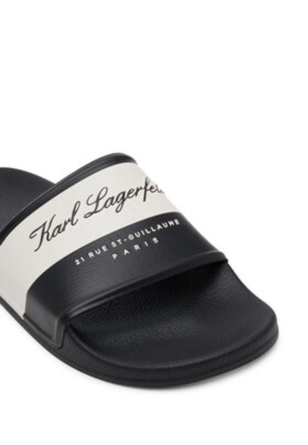 Karl Lagerfeld - KARL LAGERFELD Klapki KL70023 Czarny. Kolor: czarny