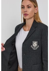 Polo Ralph Lauren - Marynarka. Typ kołnierza: polo. Kolor: szary. Styl: klasyczny #6