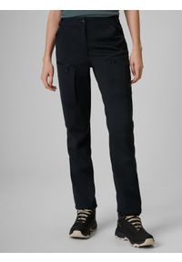 4f - 4F Spodnie trekkingowe softshell membrana 8000 damskie - czarne XXL. Kolor: czarny. Materiał: softshell. Sezon: lato. Sport: turystyka piesza #2