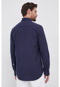 Pepe Jeans - Koszula bawełniana Franklins. Okazja: na co dzień. Typ kołnierza: button down. Kolor: niebieski. Materiał: bawełna. Długość rękawa: długi rękaw. Długość: długie. Wzór: gładki. Styl: casual #4