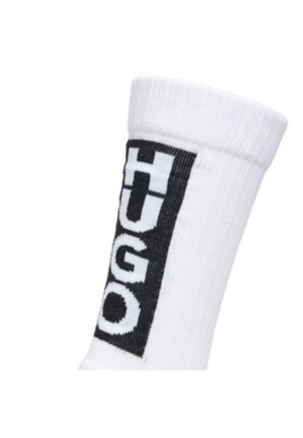 Hugo - HUGO Skarpety długie 50521068 Kolorowy. Materiał: bawełna. Wzór: kolorowy