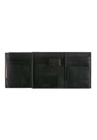 Wittchen - Męski portfel skórzany z przezroczystą przegródką. Kolor: czarny. Materiał: skóra #2