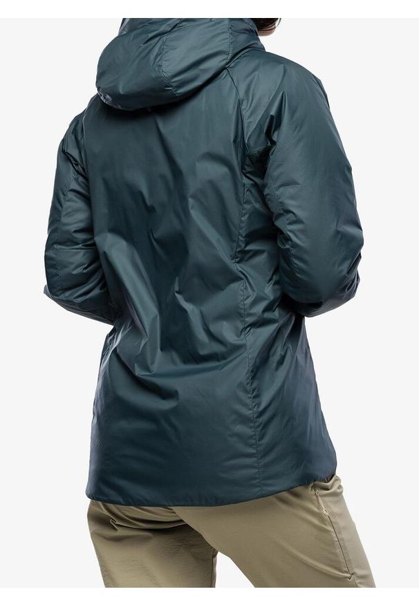 Kurtka ocieplana damska Montane Respond Hoodie. Kolor: zielony. Sport: turystyka piesza