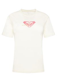 Roxy T-Shirt Oceanregular ERJZT06078 Écru Regular Fit. Materiał: bawełna #8