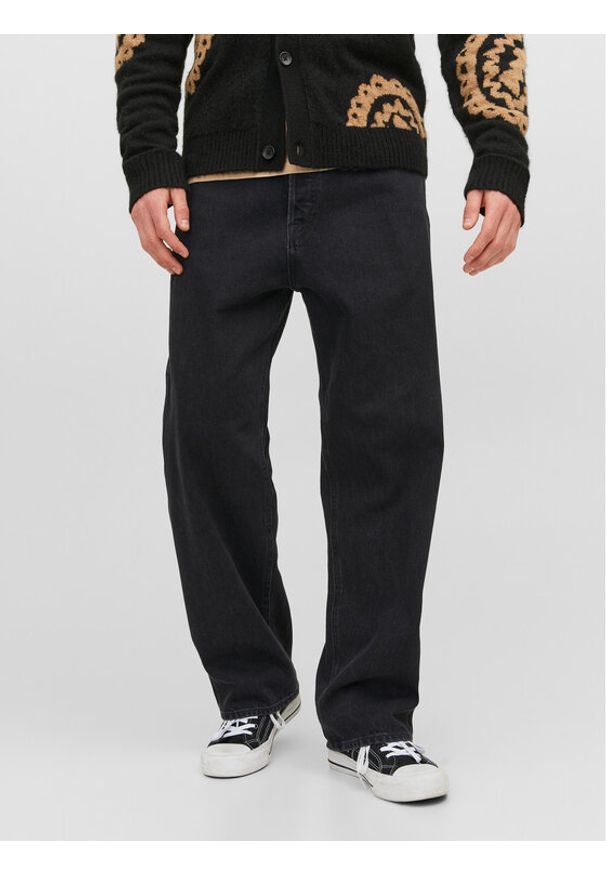 Jack & Jones Jeansy Alex 12236089 Czarny Baggy Fit. Kolor: czarny