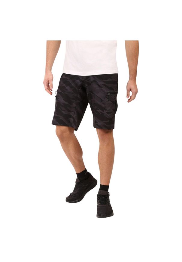 Spodenki turystyczne Kilpi Asher. Kolor: czarny. Sport: turystyka piesza