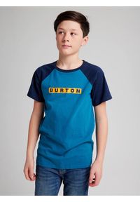 Koszulka sportowa dla dzieci Burton KD Vault SS T-Shirt. Kolor: niebieski. Materiał: bawełna