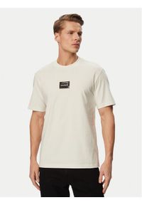 Hugo - HUGO T-Shirt Dumeon 50557445 Kremowy Regular Fit. Kolor: kremowy. Materiał: bawełna #1