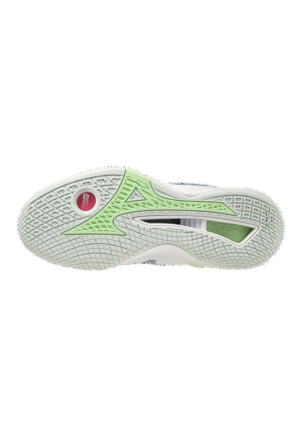 Buty halowe Mizuno Wave Stealth Neo. Kolor: zielony, biały, wielokolorowy. Model: Mizuno Wave. Sport: piłka ręczna