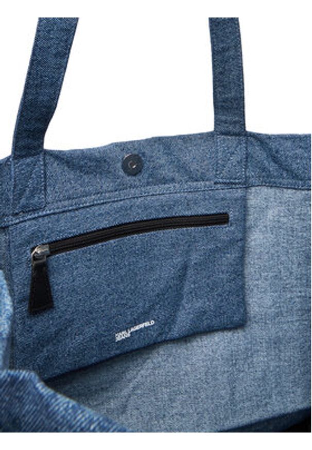Karl Lagerfeld Jeans Torebka A3W50069 Niebieski. Kolor: niebieski