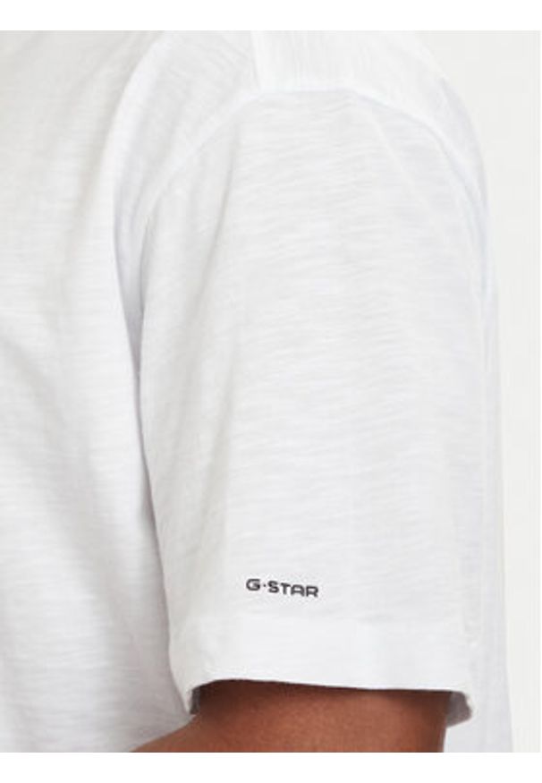 G-Star RAW - G-Star Raw T-Shirt Coord D29344-C372 Biały Relaxed Fit. Kolor: biały. Materiał: bawełna