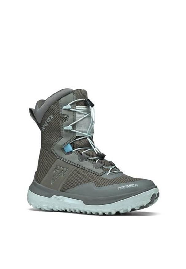 TECNICA - Buty do chodzenia damskie Tecnica Argos Gtx. Wysokość cholewki: za kostkę. Kolor: szary. Materiał: materiał, syntetyk. Szerokość cholewki: normalna. Sport: turystyka piesza