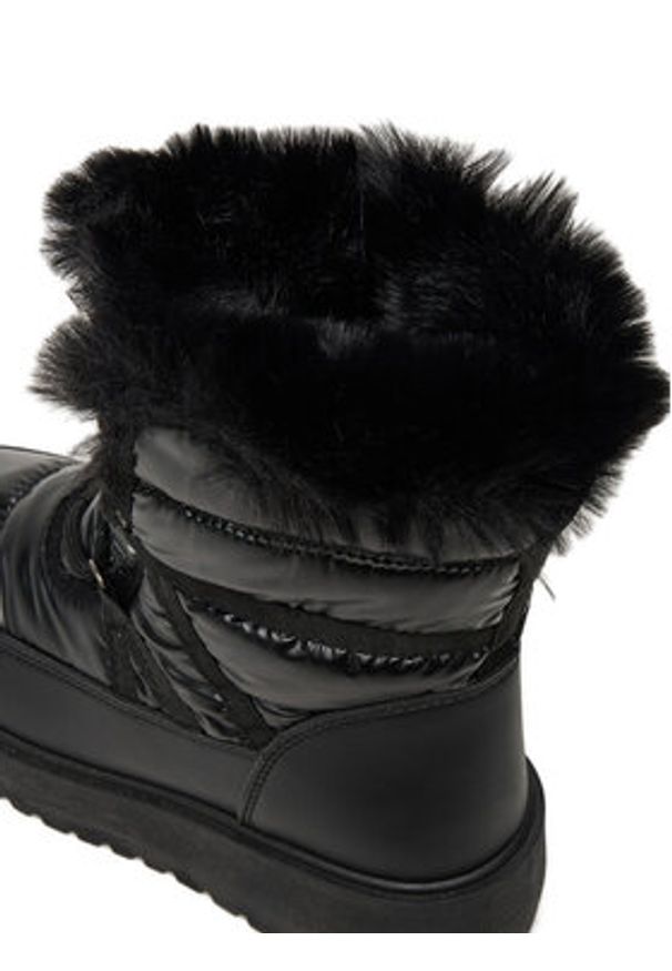 DeeZee Śniegowce HY002-1 Czarny. Kolor: czarny. Materiał: materiał