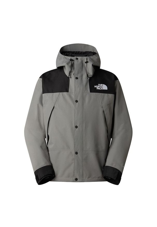 Kurtka męska The North Face DryVent Mono Mountain 0A88XFRPI1 - szara. Kolor: szary. Materiał: materiał, poliester. Styl: klasyczny, sportowy