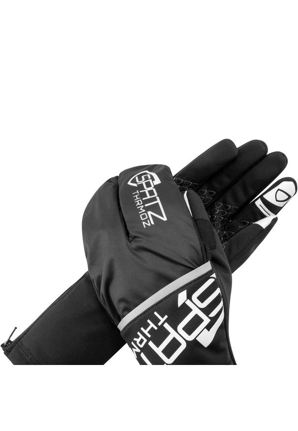 SPATZWEAR - Rękawice Spatzwear thrmoz. Kolor: czarny, biały, wielokolorowy. Sezon: zima. Sport: kolarstwo