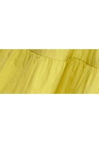 TOP SECRET - Sukienka midi z paskiem. Kolor: żółty. Sezon: lato. Długość: midi #5