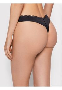 Calvin Klein Underwear Stringi 000QF6397E Czarny. Kolor: czarny. Materiał: syntetyk #3