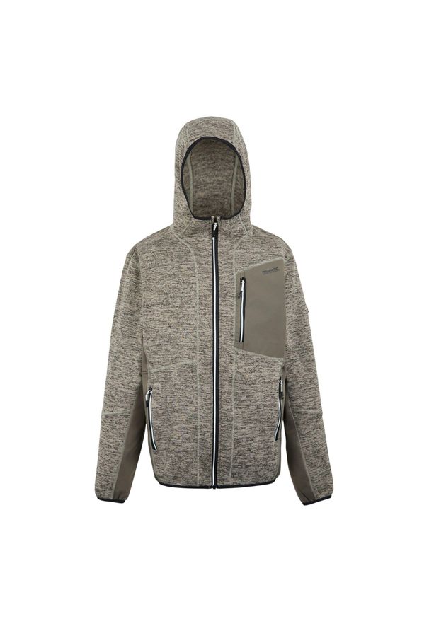 Regatta - Męska Bluza Polarowa Alven Z Pełnym Zamkiem Błyskawicznym. Kolor: beżowy. Materiał: polar. Sezon: zima. Styl: sportowy. Sport: turystyka piesza