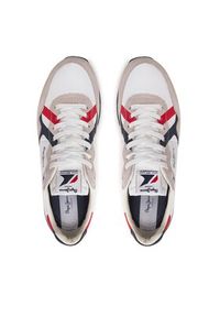 Pepe Jeans Sneakersy Brit Road M PMS40007 Biały. Kolor: biały #3