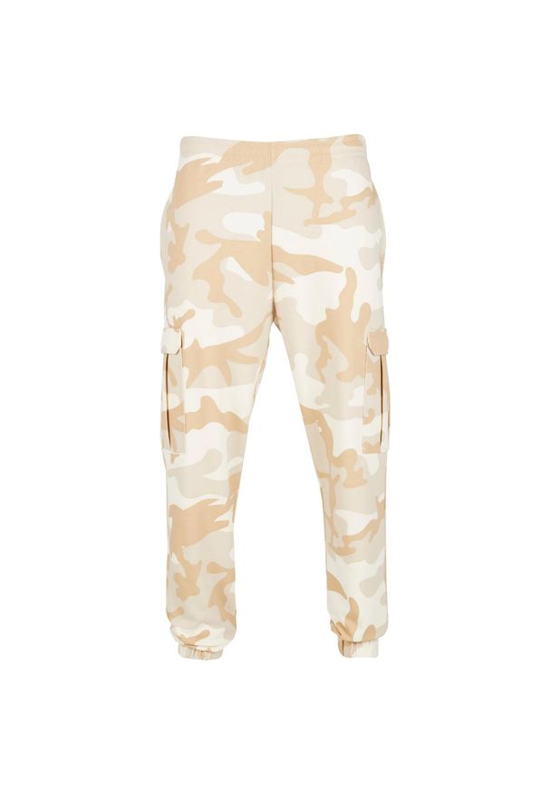 Urban Classics - Spodnie Do Joggingu Męskie Moro Szerokie. Kolor: wielokolorowy, brązowy, zielony. Długość: długie. Wzór: moro. Sport: bieganie