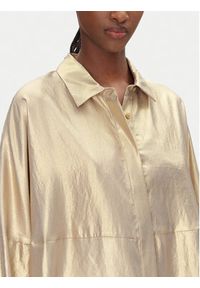 ACCESS FASHION Koszula 53-7016-922 Złoty Loose Fit. Kolor: złoty. Materiał: syntetyk #3