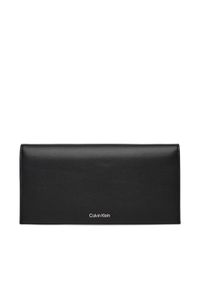 Calvin Klein Portfel damski Ck Narrate Large Origami Wallet K60K613004 Czarny. Kolor: czarny. Materiał: skóra