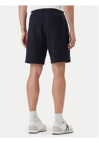 TOMMY HILFIGER - Tommy Hilfiger Szorty sportowe Global Stripe MW0MW42883 Granatowy Regular Fit. Kolor: niebieski. Materiał: bawełna. Styl: sportowy #4