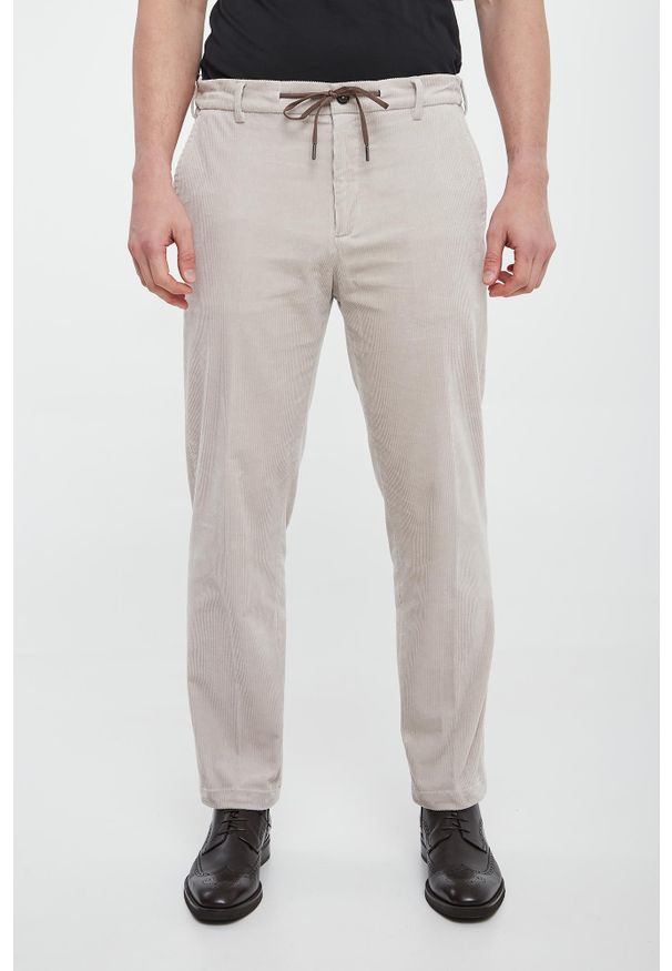 Liu Jo - Spodnie męskie sztruksowe LIU JO. Materiał: sztruks