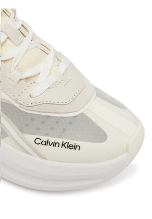Calvin Klein Sneakersy Chunky Run Ckstripe Lup Rip HW0HW03005 05Z Czarny. Kolor: czarny. Materiał: materiał. Sport: bieganie