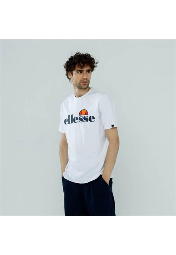 Koszulka sportowa męska Ellesse Prado. Kolor: biały, wielokolorowy, czarny