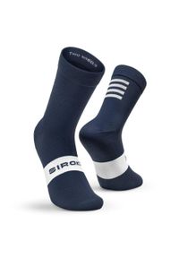 SIROKO - Skarpetki rowerowe unisex S1 Black Kapelmuur. Kolor: niebieski. Materiał: nylon, elastan. Sport: kolarstwo