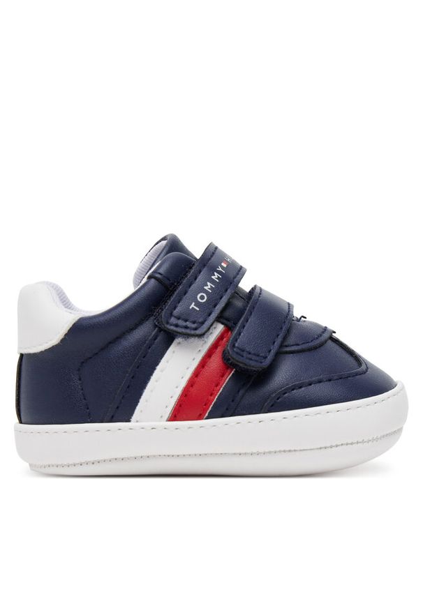 TOMMY HILFIGER - Sneakersy Tommy Hilfiger. Kolor: niebieski