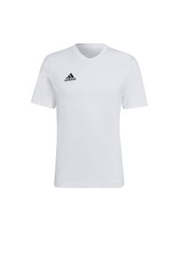 Adidas - Koszulka adidas Entrada 22. Kolor: biały. Materiał: materiał. Sport: piłka nożna #1