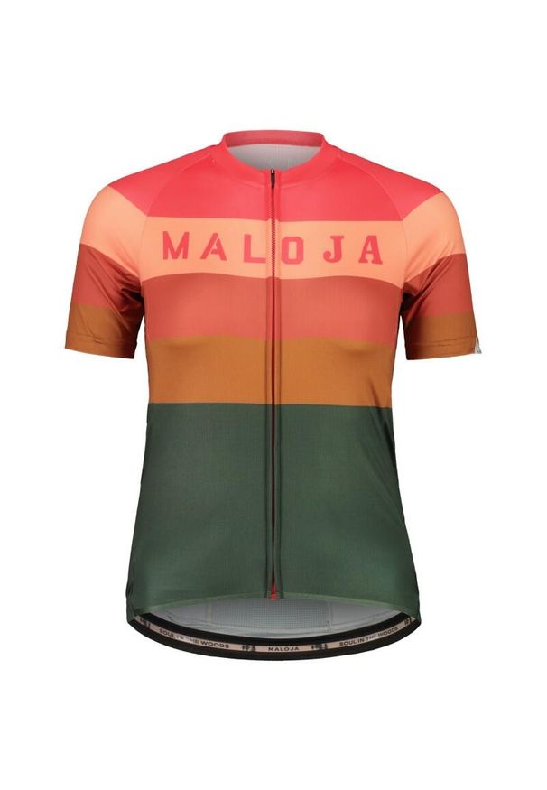 Koszulka rowerowa damska Maloja MadrisaM. Kolor: zielony. Sport: kolarstwo