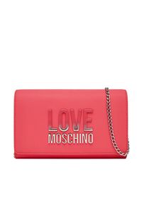 Love Moschino - LOVE MOSCHINO Torebka JC4260PP0MKD0615 Różowy. Kolor: różowy. Materiał: skórzane #4