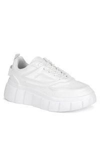 DeeZee Sneakersy WAG1371703A Biały. Kolor: biały. Materiał: skóra