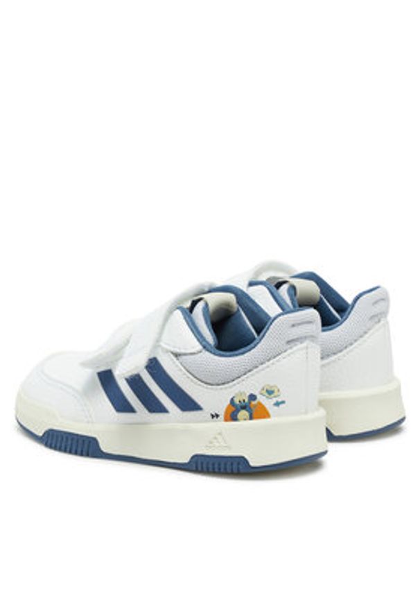 Adidas - adidas Sneakersy Disney Mickey Mouse Tensaur IH8879 Biały. Kolor: biały. Materiał: skóra. Wzór: motyw z bajki