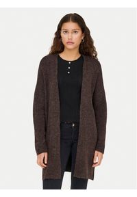 only - ONLY Kardigan Talio 15358604 Brązowy Regular Fit. Kolor: brązowy. Materiał: syntetyk #1