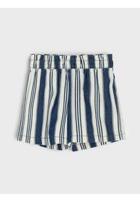 Sinsay - Bawełniane szorty w paski - wielobarwny. Materiał: bawełna. Wzór: paski #1