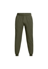 Jogging Under Armour Unstoppable. Kolor: zielony, czarny, wielokolorowy. Materiał: materiał. Sport: bieganie #1