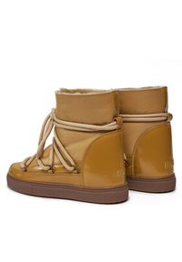 Inuikii Śniegowce Gloss Wedge 75203-007 Beżowy. Kolor: beżowy. Materiał: skóra #3