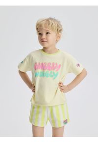 Reserved - Bawełniany komplet - jasnożółty. Kolor: żółty. Materiał: bawełna #1